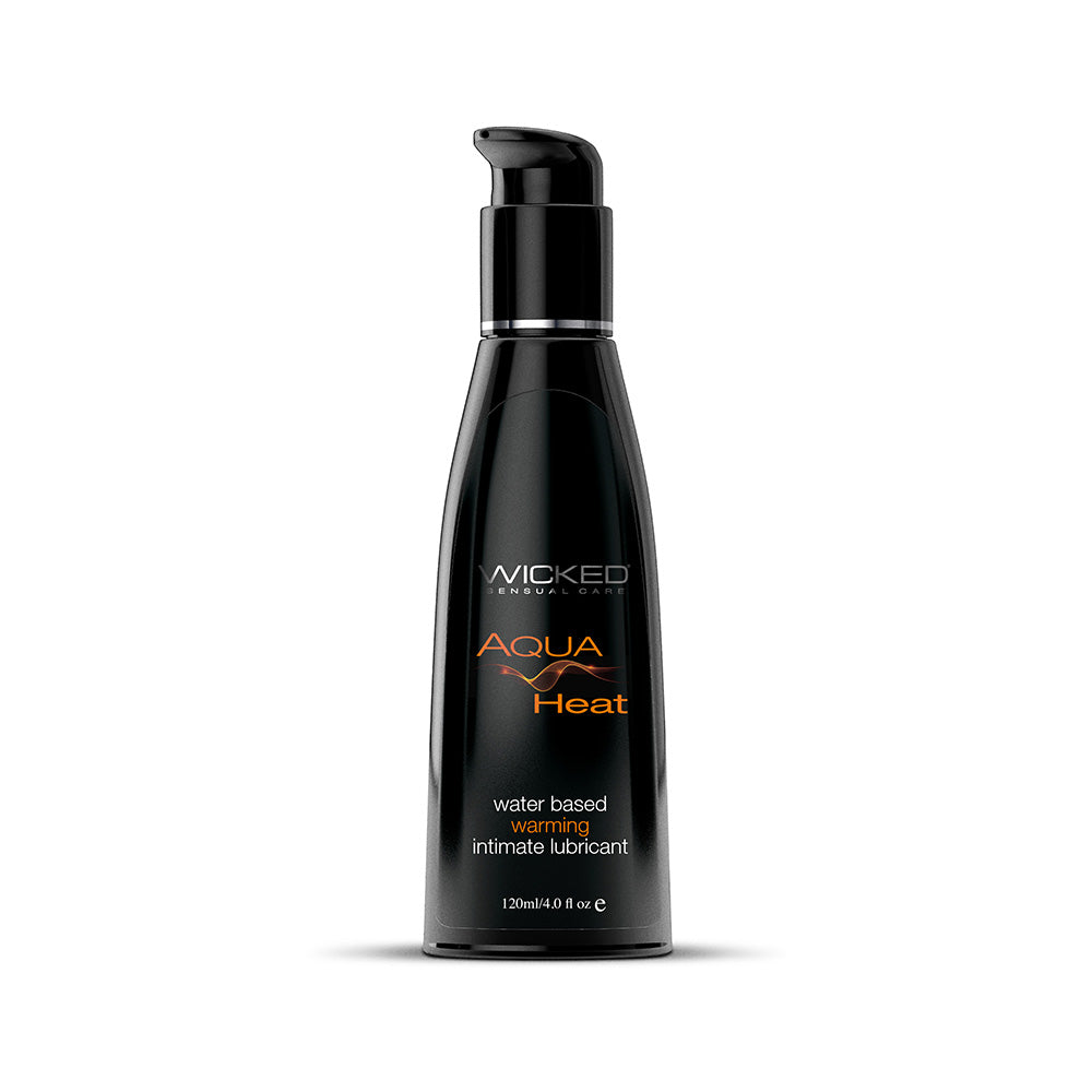 WICKED - AQUA HEAT WATER-BASED WARMING LUBRICANT 4 OZ.