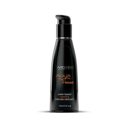 WICKED - AQUA HEAT WATER-BASED WARMING LUBRICANT 4 OZ.