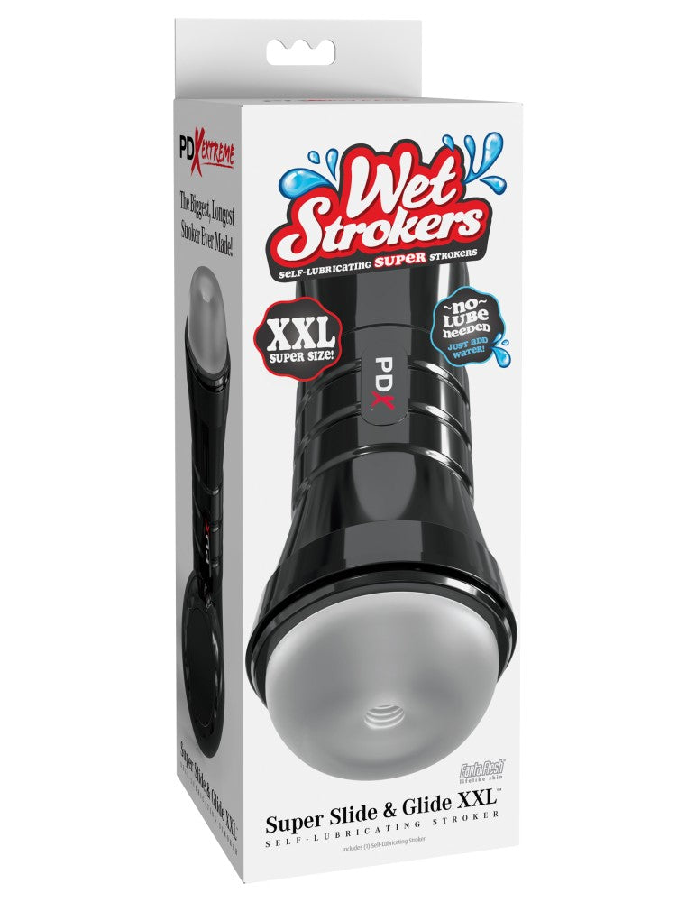 PIPEDREAM - PDX EXTREME - PDX EXTREME - WET STROKER - SUPER SLIDE & GLIDE XXL - FROSTED