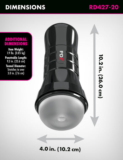 PIPEDREAM - PDX EXTREME - PDX EXTREME - WET STROKER - SUPER SLIDE & GLIDE XXL - FROSTED