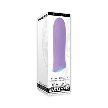 EVOLVED PURPLE HAZE RECHARGEABLE SILICONE BULLET VIBRATOR