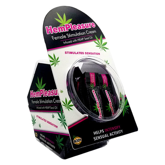 BODY ACTION - HEMPLEASURE FOR WOMEN (50 PC) FISH BOWL DISPLAY