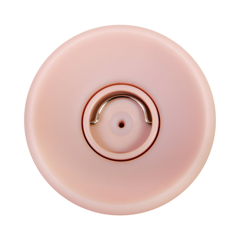 EVOLVED - BIG SHOT RECHARGEABLE VIBRATING 8 IN. SILICONE SQUIRTING DILDO BEIGE