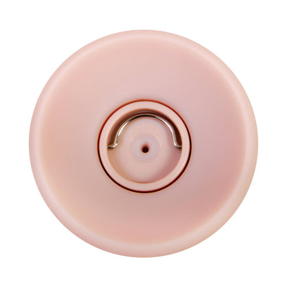 EVOLVED - BIG SHOT RECHARGEABLE VIBRATING 8 IN. SILICONE SQUIRTING DILDO BEIGE