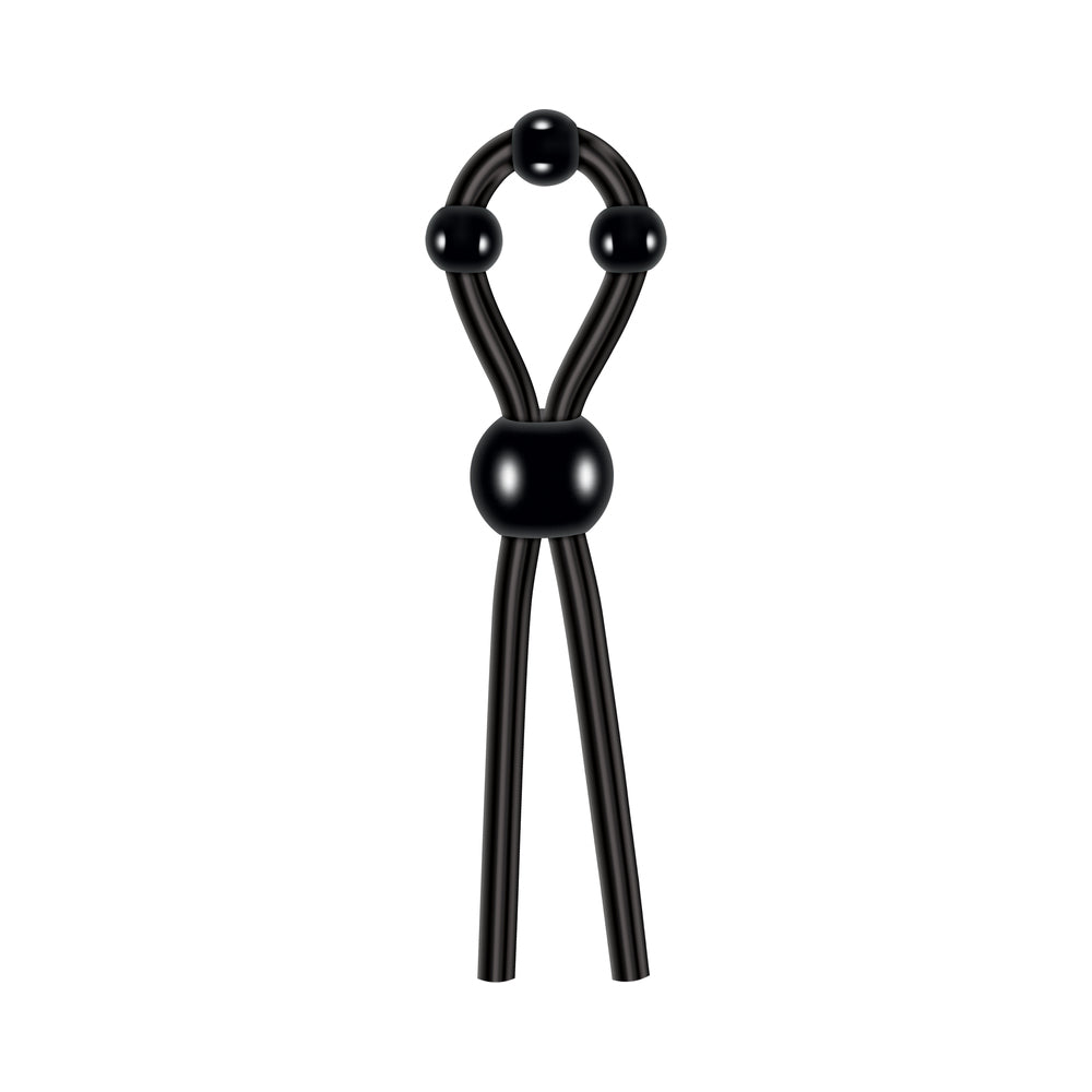 ZERO TOLERANCE - ULTIMATE SILICONE LASSO ADJUSTABLE COCKRING BLACK