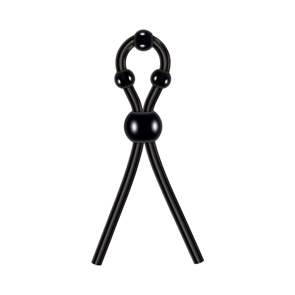 ZERO TOLERANCE - ULTIMATE SILICONE LASSO ADJUSTABLE COCKRING BLACK