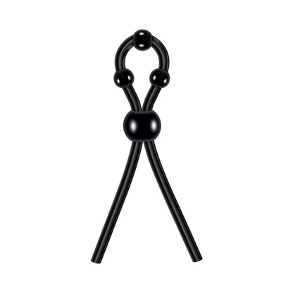 ZERO TOLERANCE ULTIMATE SILICONE LASSO ADJUSTABLE COCKRING BLACK