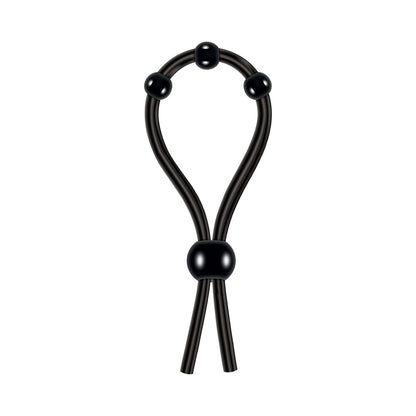 ZERO TOLERANCE ULTIMATE SILICONE LASSO ADJUSTABLE COCKRING BLACK