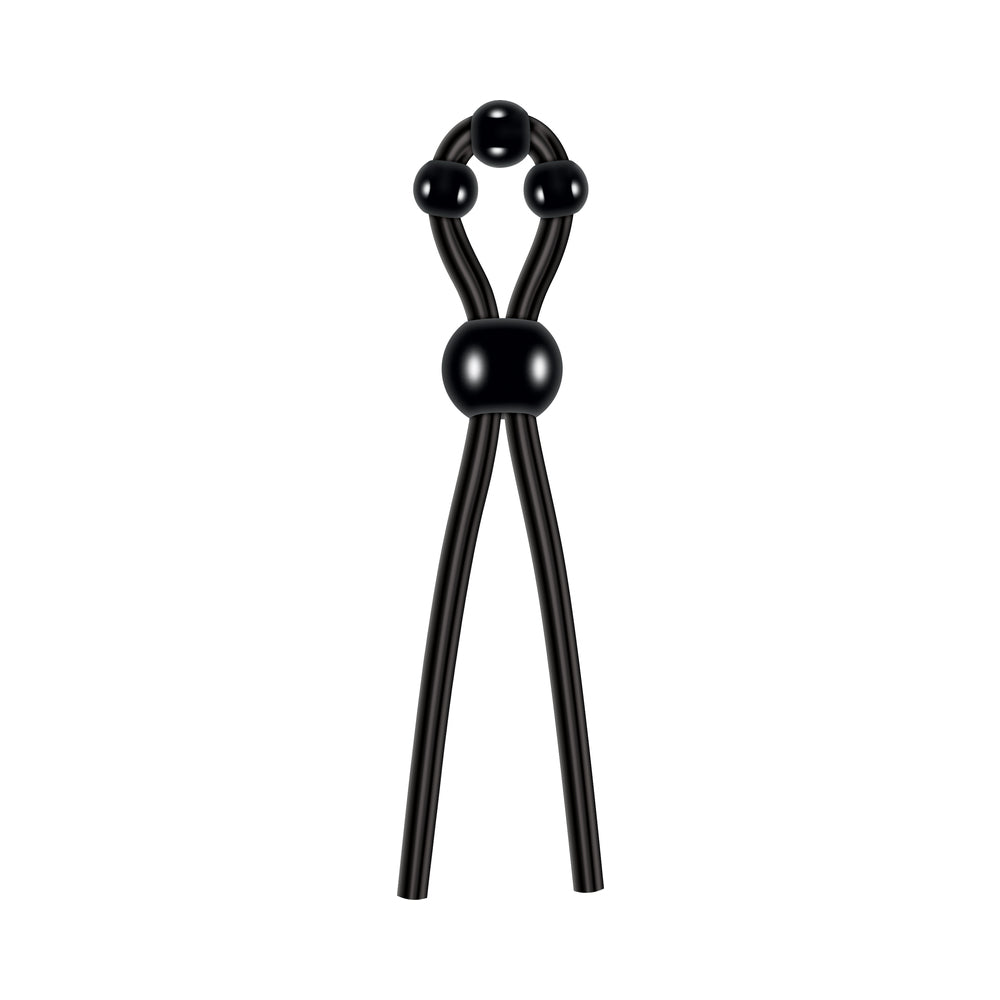 ZERO TOLERANCE - ULTIMATE SILICONE LASSO ADJUSTABLE COCKRING BLACK