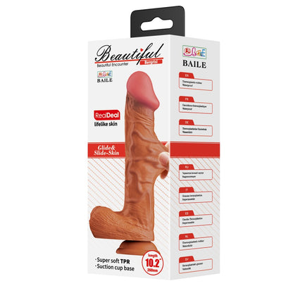 DEBRA - BEAUTIFUL BERGRISI 10,2" DILDO BROWN