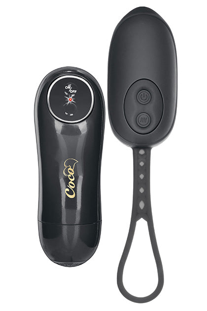 CALEXOTICS - VIBRADOR TIPO BALA CON CONTROL REMOTO COCO LICIOUS - NEGRO