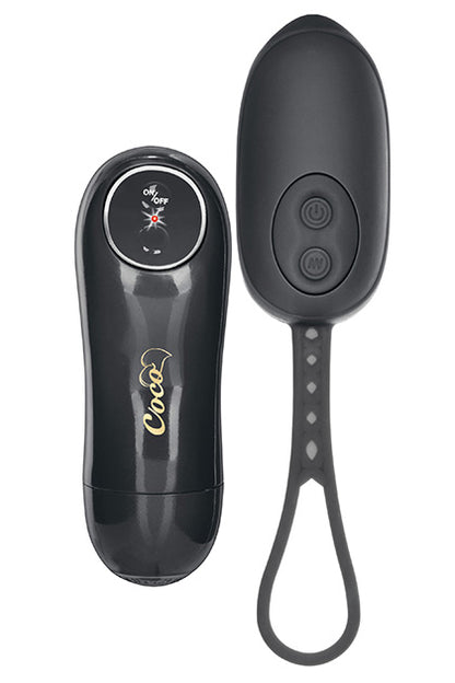 CALEXOTICS - VIBRADOR TIPO BALA CON CONTROL REMOTO COCO LICIOUS - NEGRO