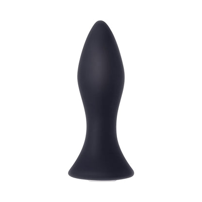 EVOLVED MIGHTY MINI RECHARGEABLE VIBRATING SILICONE ANAL PLUG BLACK