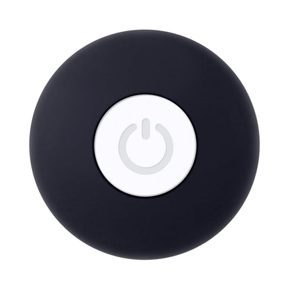 EVOLVED - MIGHTY MINI RECHARGEABLE VIBRATING SILICONE ANAL PLUG BLACK