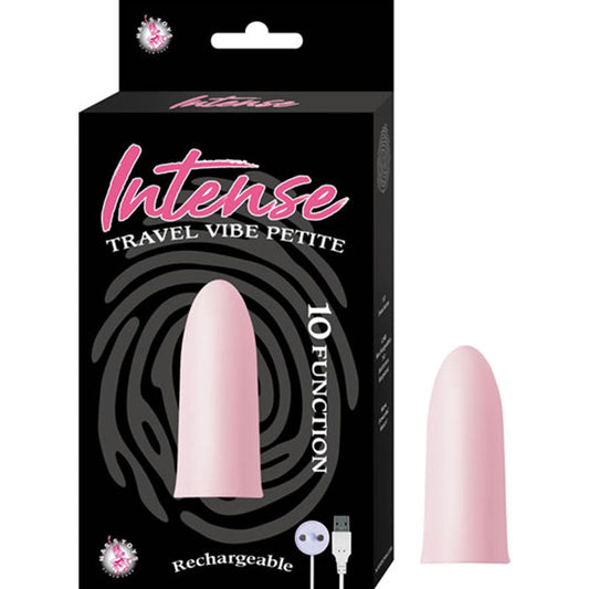 NASSTOYS - VIBRADOR DE VIAJE INTENSE PETITE, 10 FUNCIONES, RECARGABLE POR USB, RESISTENTE AL AGUA