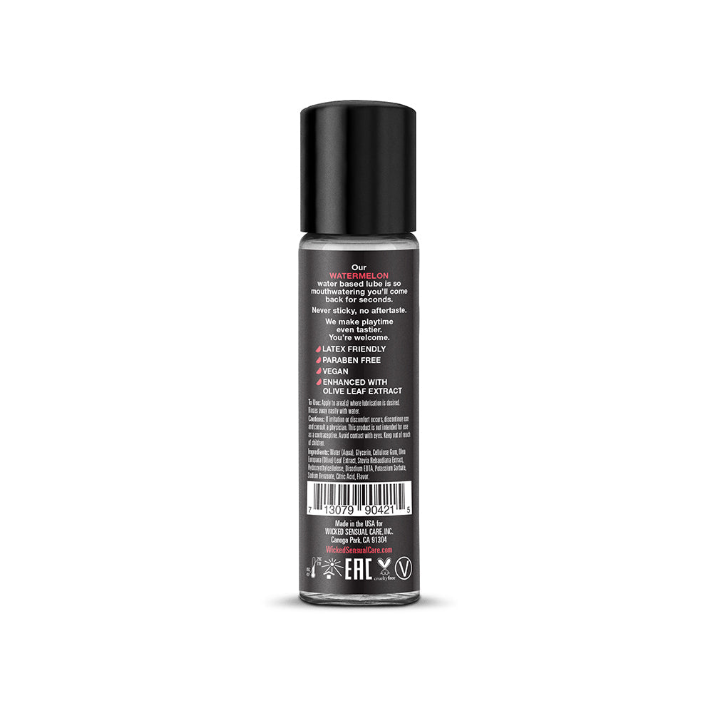 WICKED - AQUA WATERMELON WATER-BASED LUBRICANT 1 OZ.