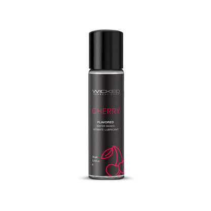 WICKED AQUA CHERRY WATER-BASED LUBRICANT 1 OZ.