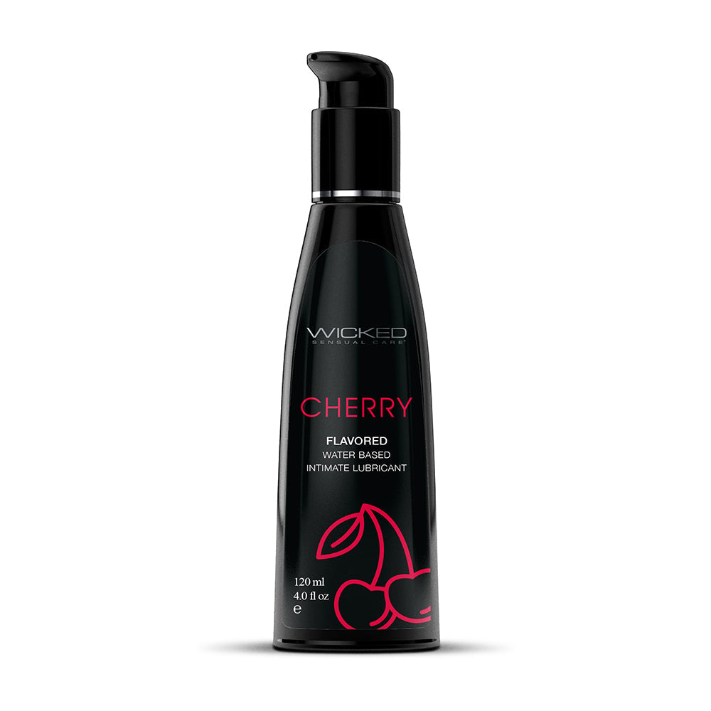 WICKED - AQUA CHERRY WATER-BASED LUBRICANT 4 OZ.