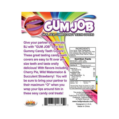 HOTT PRODUCTS - GUM JOB/ORAL SEX TEETH CANDY
