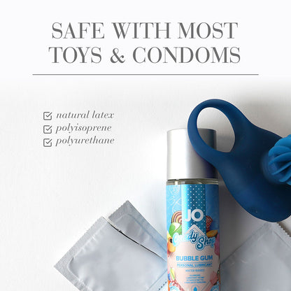 SYSTEM JO - JO CANDY SHOP BUBBLE GUM FLAVORED WATER-BASED LUBRICANT 2 OZ.
