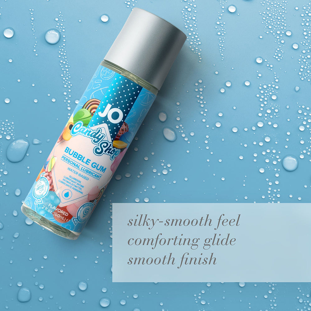 SYSTEM JO - JO CANDY SHOP BUBBLE GUM FLAVORED WATER-BASED LUBRICANT 2 OZ.