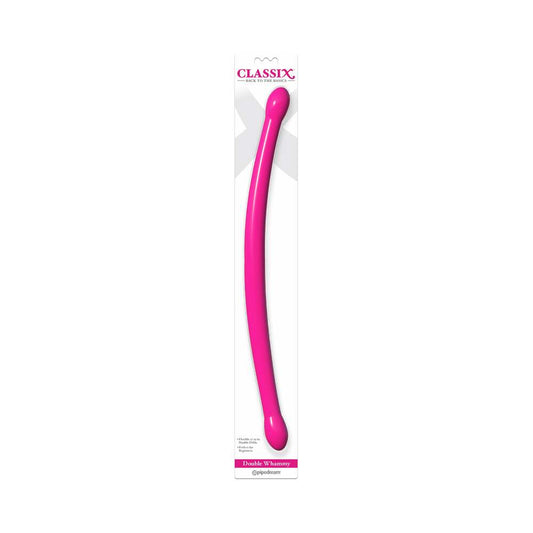 PIPEDREAM - CLASSIX DOUBLE WHAMMY 17.25 IN. FLEXIBLE DUAL-ENDED DILDO PINK