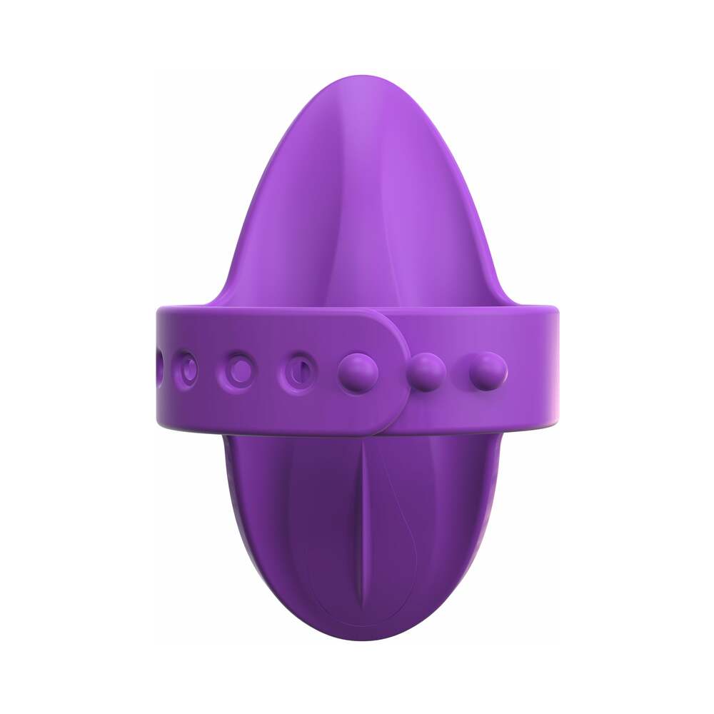PIPEDREAM - FANTASÍA PARA ELLA VIBRADOR DE SILICONA AJUSTABLE RECARGABLE CON FORMA DE DEDO MORADO