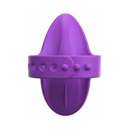 PIPEDREAM - FANTASÍA PARA ELLA VIBRADOR DE SILICONA AJUSTABLE RECARGABLE CON FORMA DE DEDO MORADO