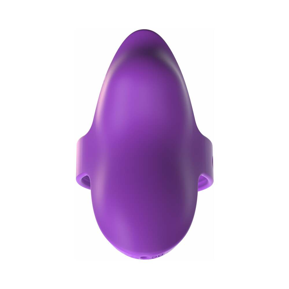 FANTASY FOR HER RECHARGEABLE ADJUSTABLE SILICONE HER FINGER VIBE PURPLE