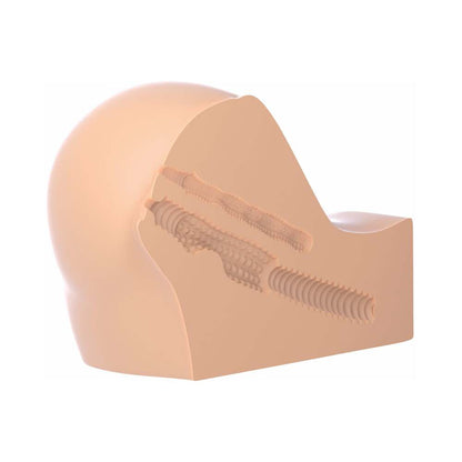 PDX BRANDS - PDX FUCK ME SILLY TO GO PETITE FANTASY BUBBLE BUTT DUAL ENTRY STROKER BEIGE