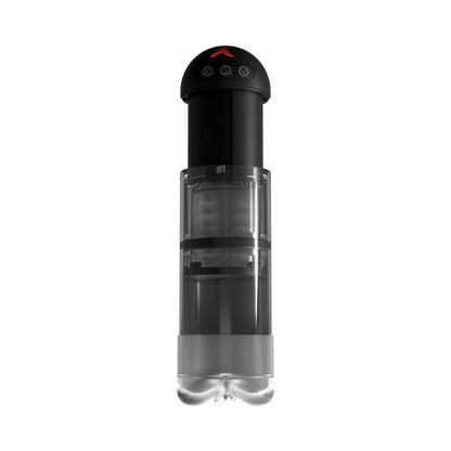 PDX BRANDS - PDX ELITE EXTENDER PRO RECHARGEABLE VIBRATING PENIS PUMP CLEAR/BLACK