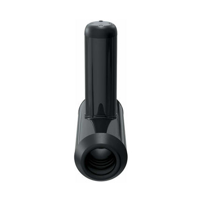 PDX ELITE HYDROBATOR RECHARGEABLE SILICONE VIBRATING AQUATIC STIMULATION STROKER BLACK