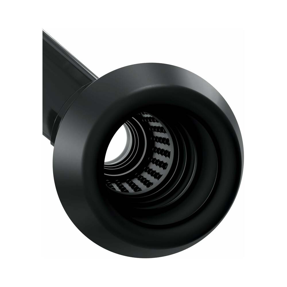 PDX ELITE HYDROBATOR RECHARGEABLE SILICONE VIBRATING AQUATIC STIMULATION STROKER BLACK