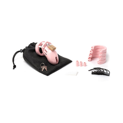 CB-X - CB-6000S PINK MALE CHASTITY CAGE