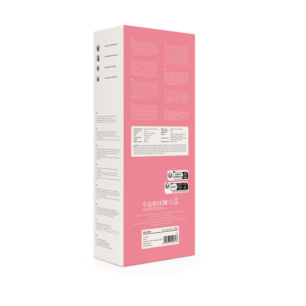 SVAKOM - AVERY STRAWBERRY PINK