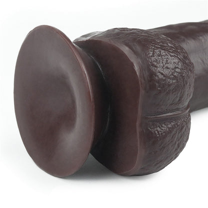 LOVETOY - 9,0'' SLIDING SKIN DUAL LAYER DONG BLACK