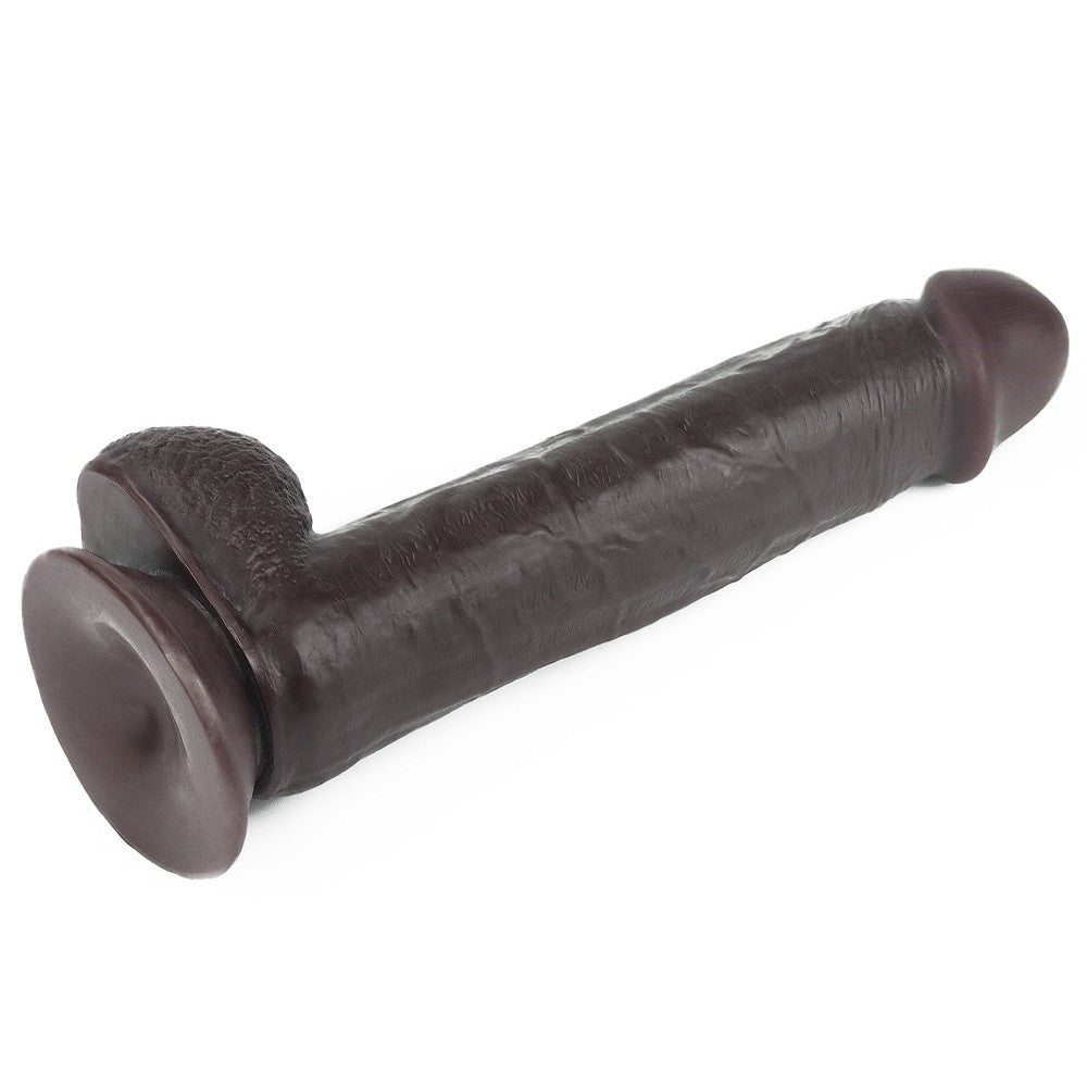 LOVETOY - 9,0'' SLIDING SKIN DUAL LAYER DONG BLACK