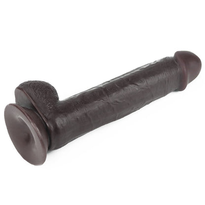 LOVETOY - 9,0'' SLIDING SKIN DUAL LAYER DONG BLACK