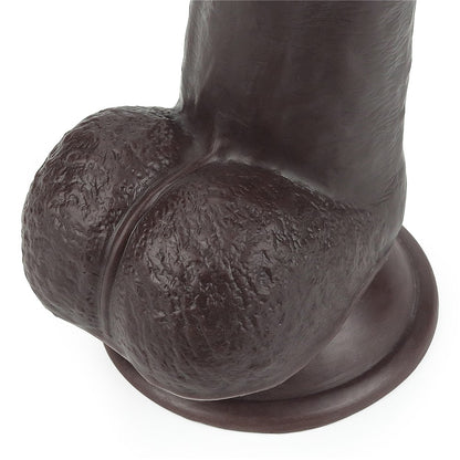 LOVETOY - 9,0'' SLIDING SKIN DUAL LAYER DONG BLACK