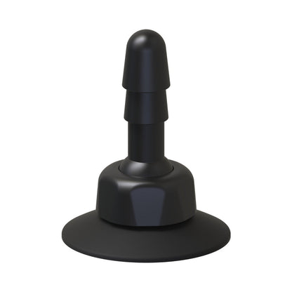 VAC-U-LOCK - DELUXE 360° SWIVEL SUCTION CUP PLUG- BLACK