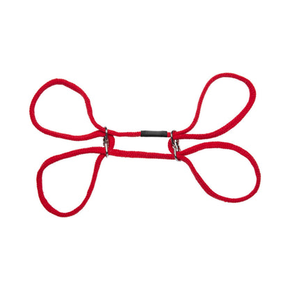 JAPANESE STYLE BONDAGE - 100% COTTON WRIST OR ANKLE COTTON CUFFS RED