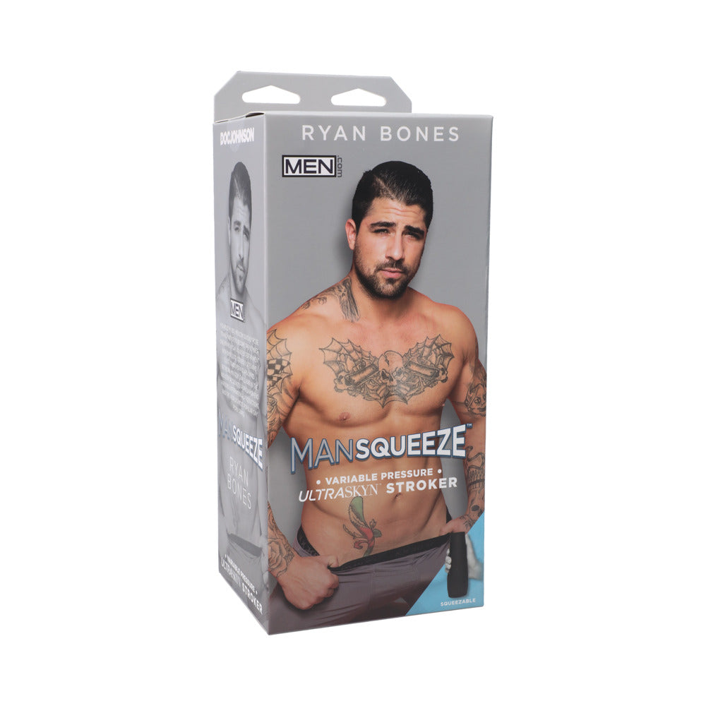 DOC JOHNSON - MAN SQUEEZE- RYAN BONES - ULTRASKYN STROKER - ASS VANILLA