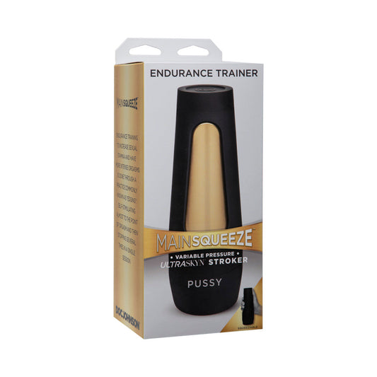 DOC JOHNSON - MAIN SQUEEZE - ENTRENADOR DE RESISTENCIA - ULTRASKYN STROKER - PUSSY VANILLA