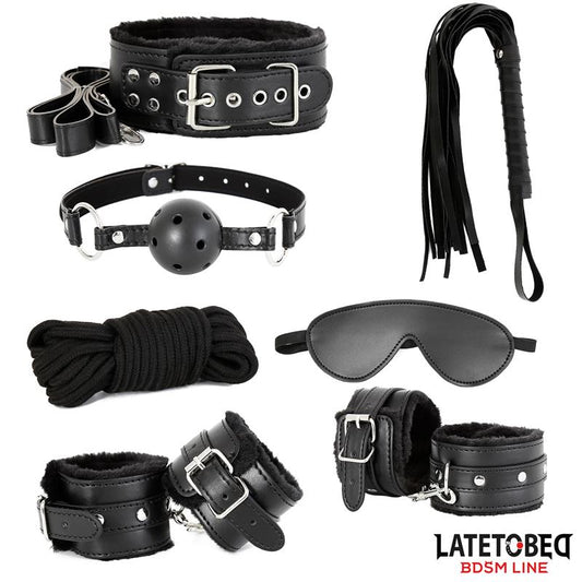LATETOBED BDSM LINE - 7 BONDAGE PIECES SET