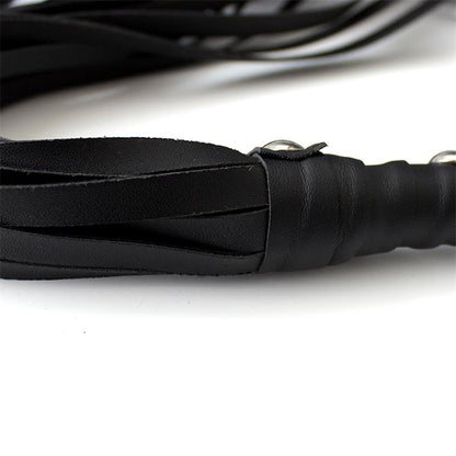 LATETOBED BDSM LINE - 7 RIVET FLOGGER 70 CM