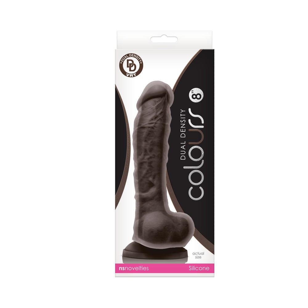 NS NOVELTIES - COLOURS DUAL DENSITY 8 IN. DILDO