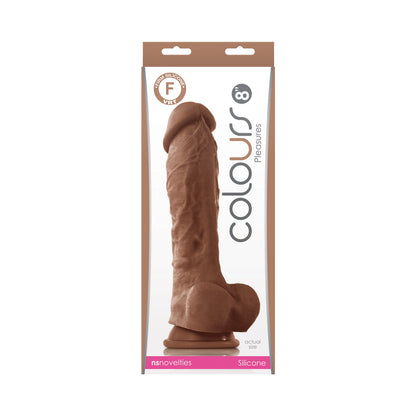 NS NOVELTIES - COLOURS PLEASURES 8 IN. DILDO