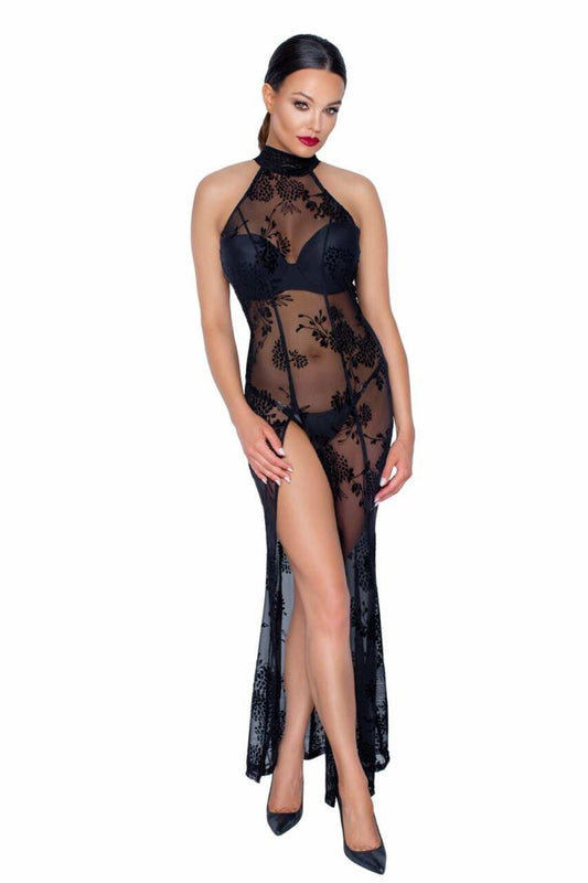 NOIR HANDMADE - LONG TULLE DRESS - XL