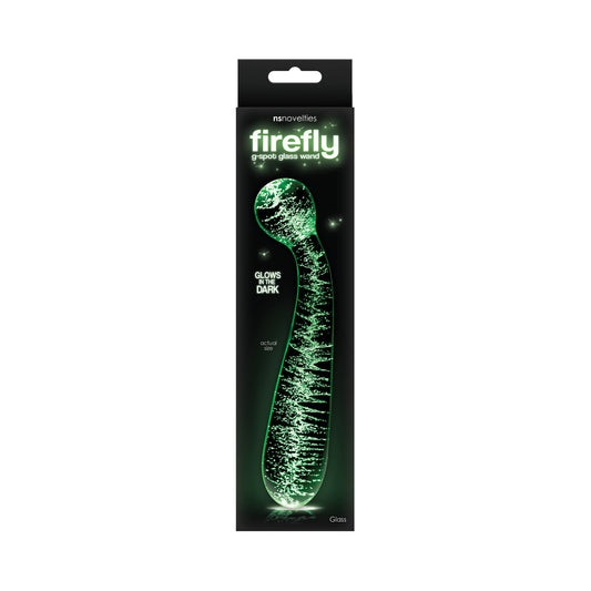 NS NOVELTIES - FIREFLY G-SPOT GLASS WAND CLEAR