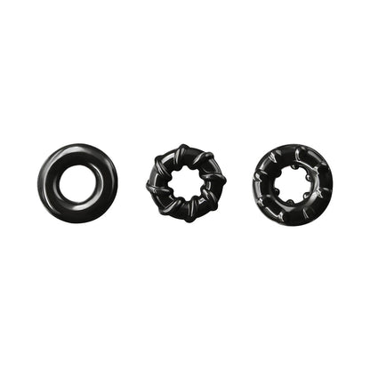NS NOVELTIES - RENEGADE DYNO RINGS 3-PACK BLACK